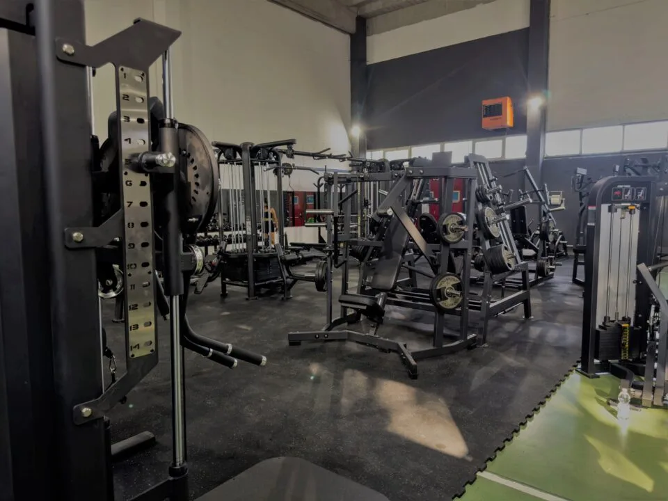 Macchinari per la muscolazione nella palestra Alpha Elite